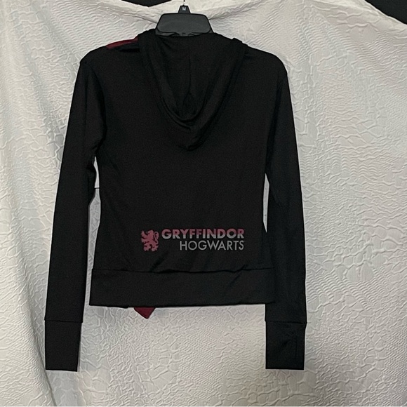 NWT! Harry Potterter Hogwarts Gryffindor Quidditch Sports Zip Up Hoodie Jacket - Picture 14 of 16